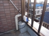 ２階のベランダに取り付けていた地デジのアンテナは屋上へ移動しました。