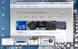 インターネットエクスプローラも同様に並んで表示されます。flash等の動画コンテンツもリアルタイムに表示されます。