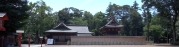 静かな境内です。