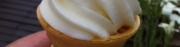 そして、このジャージーソフトを食べなくては！